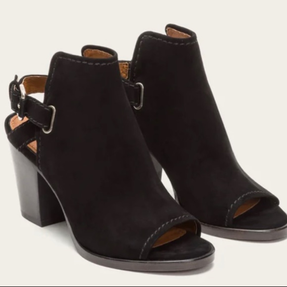 🎉 Clearance Sale! Frye Dani Shield Sling black suede